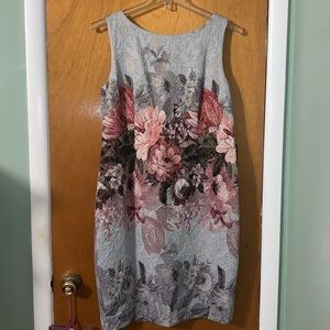 Adrianna Papell Short Jaquard Dress